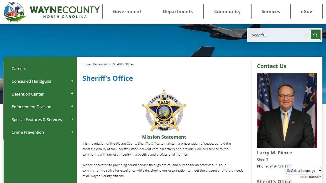 Sheriff's Office | Wayne County, NC